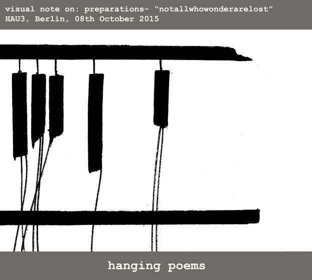 Hanging poems